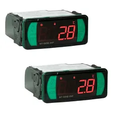 2x Controlador Digital Full Gauge Mt512e Bivolt C/sensor Cor Preto 110v/220v Foto mini 1