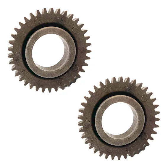 2x Engrenagem Rolo Fusor Para Samsung 1710 Scx4200 Premium Foto 1