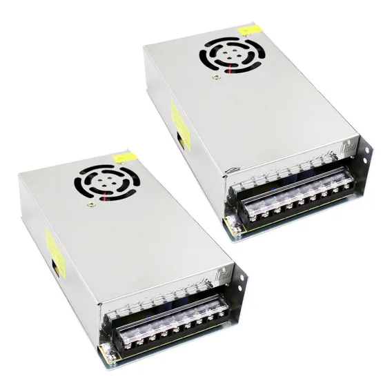 2x Fontes Chaveada 15a 24v 360w Camera Fita Som Bivolt Foto 1