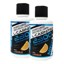 2x L-carnitina 2300 Com Chromium 480ml Sabor Laranja Foto mini 1