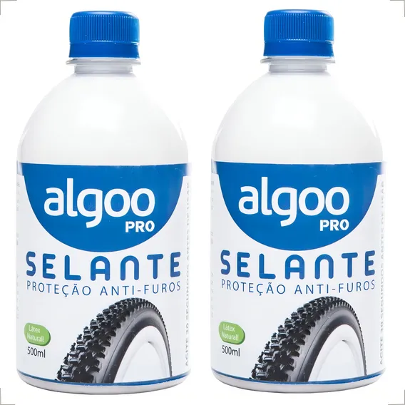 2x Liquido Selante Tubeless 500ml Anti Furo Pneu Bike Algoo Foto 1