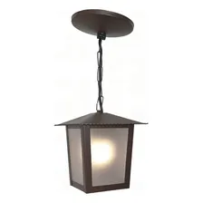2x Lustre Pendente Colonial Quadrado L2c Marrom 110V/220V Foto mini 1