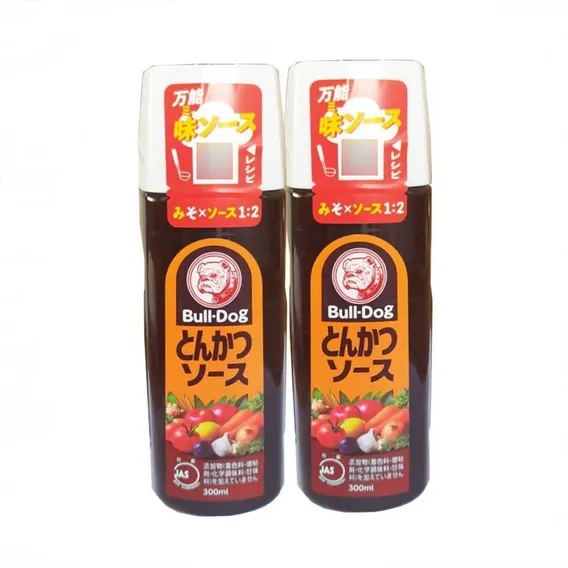 2x Molho Tonkatsu P/ Milanesa De Porco Japonês Bulldog 300ml Foto 1
