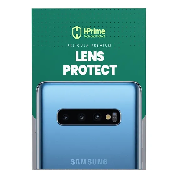 2x Película Premium Hprime Lente Camera Galaxy S10 Plus Foto 1