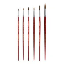2x Pincel Condor Redondo 477-20 Cerda Pelo Orelha De Boi Cerdas Marrom Foto mini  2