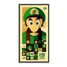 2x Poster Quadro Cartaz Game Super Mario Bros E Luigi Foto mini  2