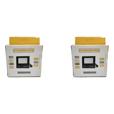 2x Refletor Economax 30w Luz Branco Frio 6500k Foto  mini 1