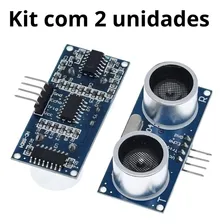 2x Sensor Ultrassônico Hc-sr04 De Distância Para Arduino Foto mini 4