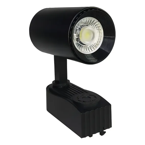 2x Spot Led Trilho Eletrificado Preto 7w Branco Neutro 4000k Bivolt Foto 1