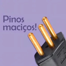 2x Tomada Macho 20a Plug Plugue 2p 250v Antichama Ilumi Pto Foto mini  3