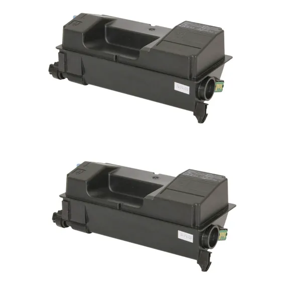 2x Toner Para Uso Em Kyocera Tk-3122 Tk3122 Fs-4200 M3550 Tinta Preto Foto 1
