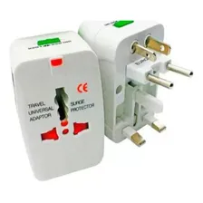 3 Adaptadores Tomada Europeu Universal Argentina México Eua Foto mini  2