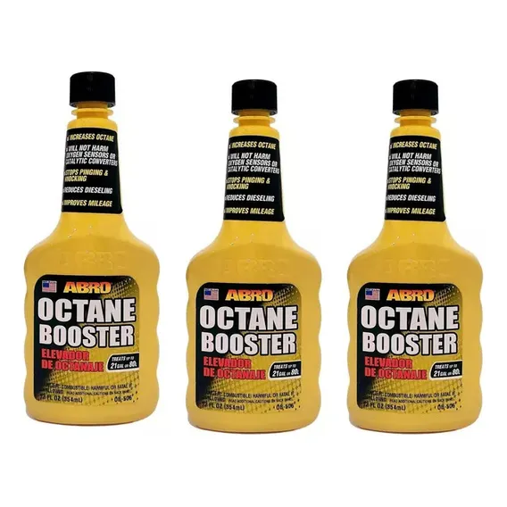 3 Aditivo Combustivel Max Power Gasolina Octane Booster Abro Foto 1