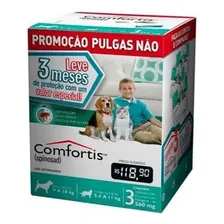 3 Antipulgas Comfortis Cães 9 A 18kg E Gatos De 5,4 A 11kg Foto  mini 1