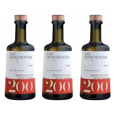 3 Azeite Oliva Extra Virgem Las Doscientas Picual 250ml Foto 1