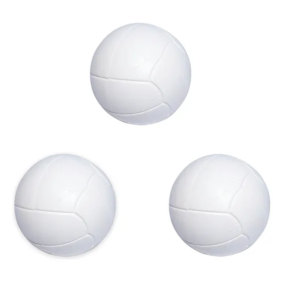 3 Bolinhas Bola Branca Mesa De Pebolim Totó Fla Flu Pacau Foto 1