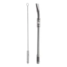 3 Bombas De 21cm Tererê Chimarrão Aço Inox Anel Bojo Mola Foto  mini 1