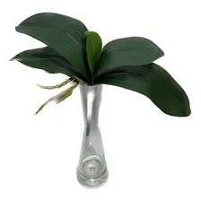 3 Buquês Folhas De Orquídeas Pequena C/raiz Arranjo Artif Foto mini 4