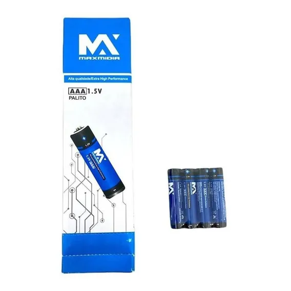 3 Caixa Pilha Tipo Palito Aaa 1.5v Com 180 Unidades Atacado Foto 1