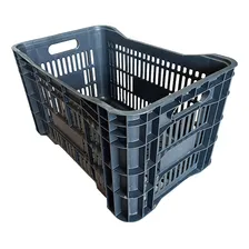 3 Caixas PlĂĄsticas HortifrĂști Preta AgrĂcola 46l +nf-e Foto mini 1