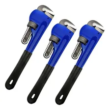 3 Chave Grifo 14 Pol Heavy Duty Industrial Para Tubo Pesado Foto mini 1