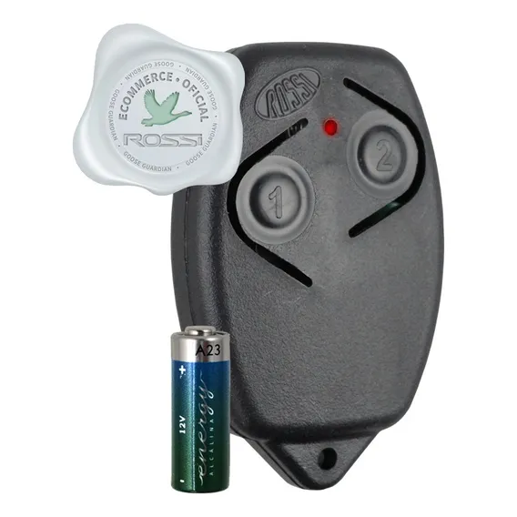 3 Controle Remoto Portão 433mhz Hcs Motor Rossi Cor Rossi Oval Preto Foto 1