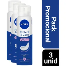 3 Desodorante Feminino Nivea Protect & Care 48h 150ml Foto mini 1