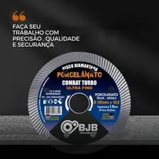 3 Disco Diamantado 105mm Fino Porcelanato P/ Bosch Makita Foto mini  2