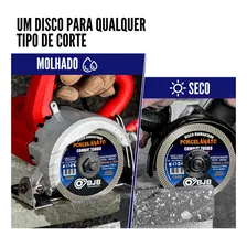 3 Disco Diamantado 105mm Fino Porcelanato P/ Bosch Makita Foto mini  3