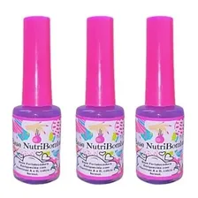 3 Esmalte Base Nutri Bomba Fortalecedora De Unhas - Cor Transparente Foto mini 1