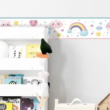 3 Faixas Adesivas Chuva De Amor Adesivo Decorativo Parede Cor Branco Foto mini  2