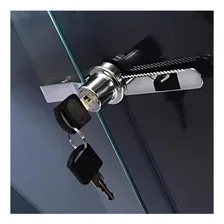 3 Fechadura Jacaré Para Vitrine Freezer 140mm Trava Cromada Foto mini  2