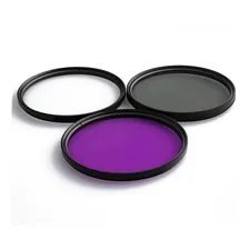 3 Filtro Lente 49mm Cpl Polarizador Fld Uv Camera Canon Sony Foto mini 4