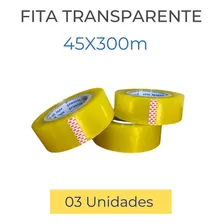 3 Fitas Adesivas Transparente Durex 300m Para Embalar Liso Foto mini 4