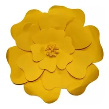 3 Flores Gigante Em Eva P/ Decoração Tamanho 21cm,30cm,48cm Cor Laranja Foto mini  3