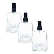 3 Frasco Vidro Perfume 100ml Válvula Spray Foto  mini 1