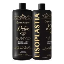 3 Kit Lisoplastia Liso Gold Detox Combo Litro Profissional Foto mini 2