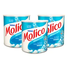 3 Leite Em Pó Desnatado Molico Total Cálcio Nestlé Lata 280g Foto mini 1