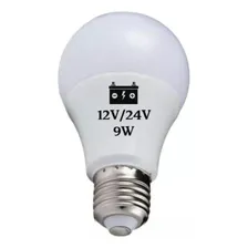 3 Lâmpadas Led Bulbo 9w 12v 24v E27 Luz Branco-frio 12v/24v Foto mini 2