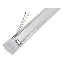 3 Luminaria Tubular Sobrepor Led 36w 120cm 36w Calha 036bf Cor Branco 110V/220V Foto mini 2