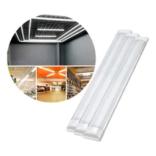 3 Luminaria Tubular Sobrepor Led 36w 120cm 36w Calha 036bf Cor Branco 110V/220V Foto mini 1