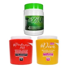 3 Máscaras Tróia Hair Sos Diva , Emergencia E Redux 3x1kg Foto  mini 1