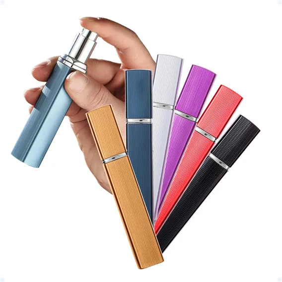 3 Mini Frasco Perfume Bolsa Viagem Recarregável Portátil Foto 1