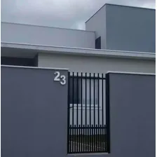 3 Números Residencial 20cm Aço Inox Brilhante 3d Cor Inox espelhado Foto mini 2