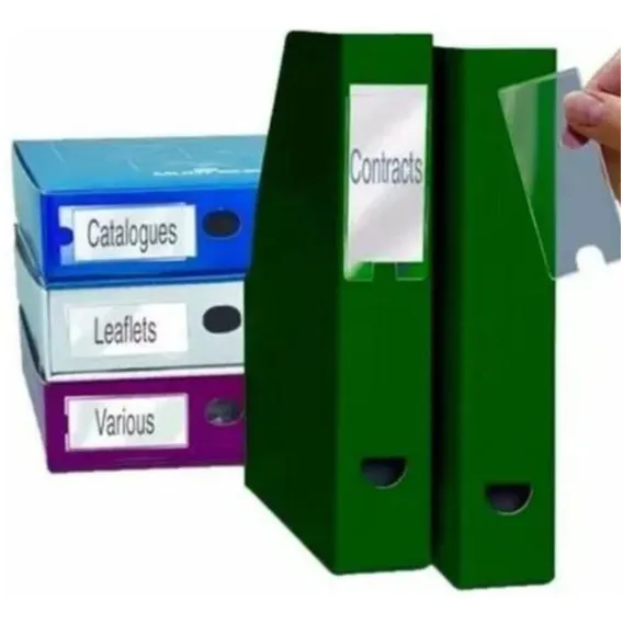 3 Pacotes Porta Etiqueta Com Papel 25x75mm Pacote Com 6 Foto 1