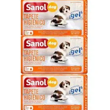 3 Pacotes Tapete Higienico Para Cachorro Sanol Dog - 80x60cm Foto mini 1