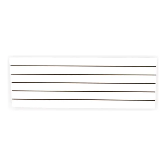 3 Painel Canaletado Mdf 61cm X 2,44mt Branco + 100 Gancho Foto 1