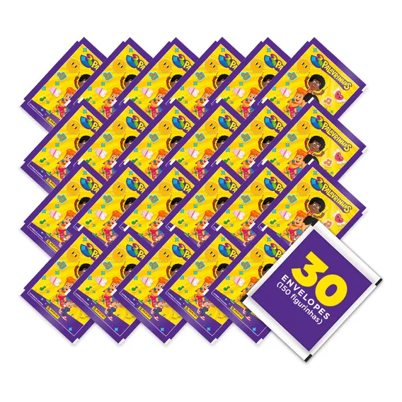 3 Palavrinhas Com 150 Figurinhas (30 Env) - Panini Foto 1