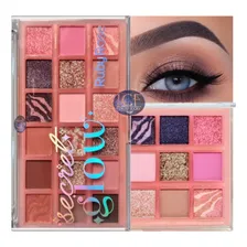 3 Paleta De Sombras Secret Glow Hb1084 Ruby Rose Atacado Foto mini  2