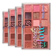 3 Paleta De Sombras Secret Glow Hb1084 Ruby Rose Atacado Foto  mini 1